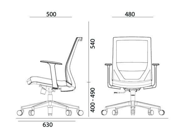 Genial Office Chair - Genial CH-220B - HighPoint Online Shop