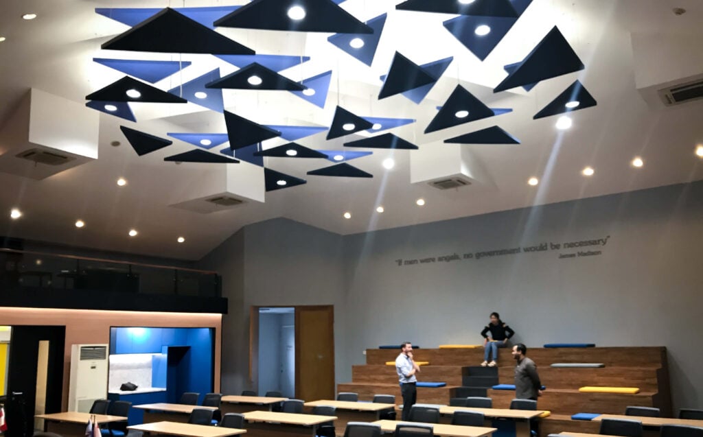 HighPoint Acoustic Ceiling Treatment Creates An Acoustically Beneficial Sound Environment