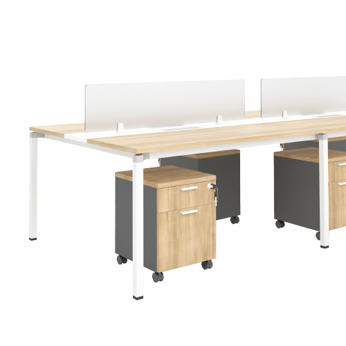 Metric 4 Person Workstation