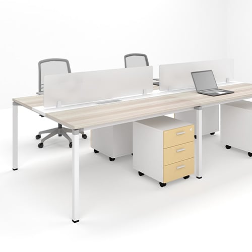 Metric 4 Person Workstation