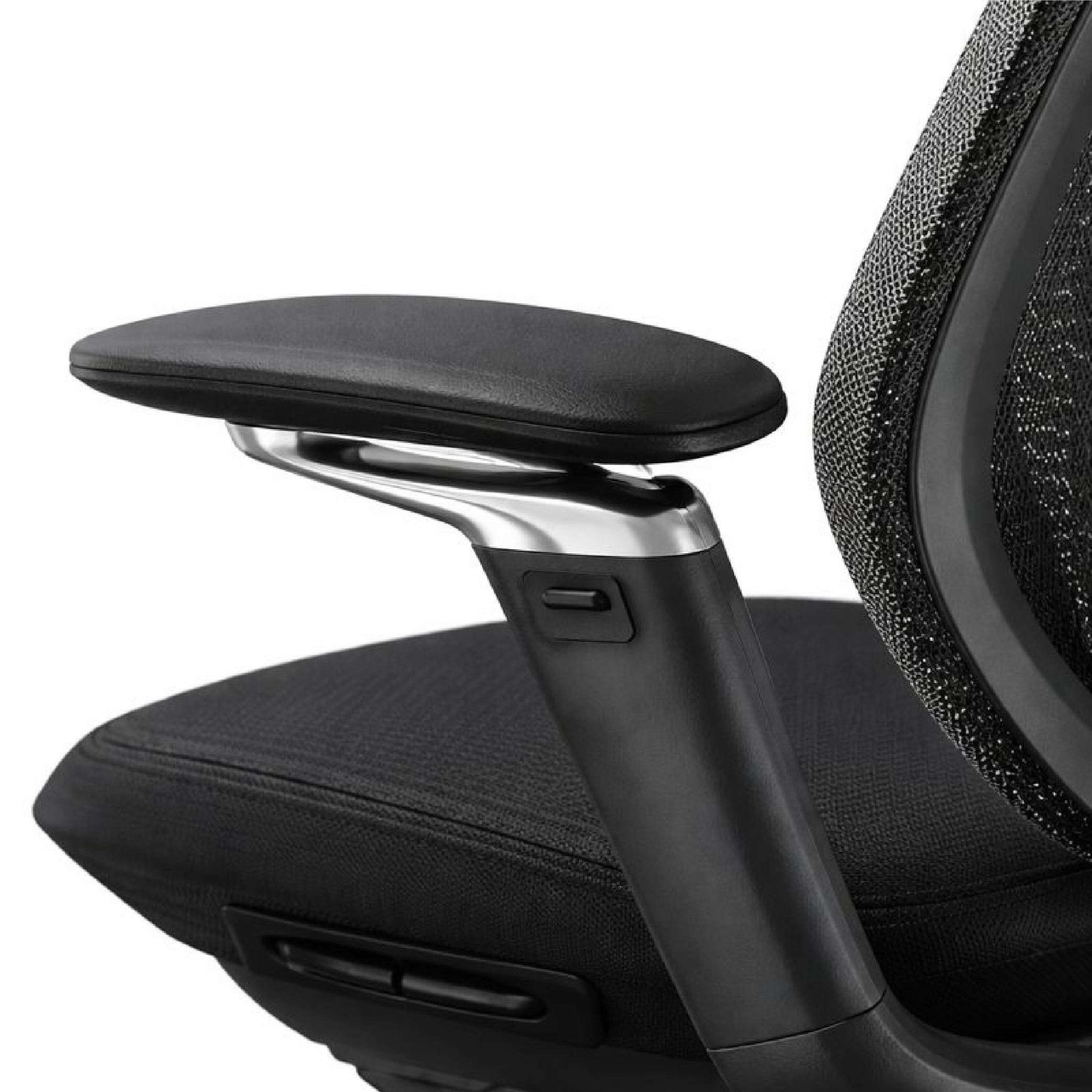 ARLES office chair by HighPoint featuring ergonomic mesh backrest and silver frame ARLES office chair by HighPoint featuring ergonomic mesh backrest and silver frame