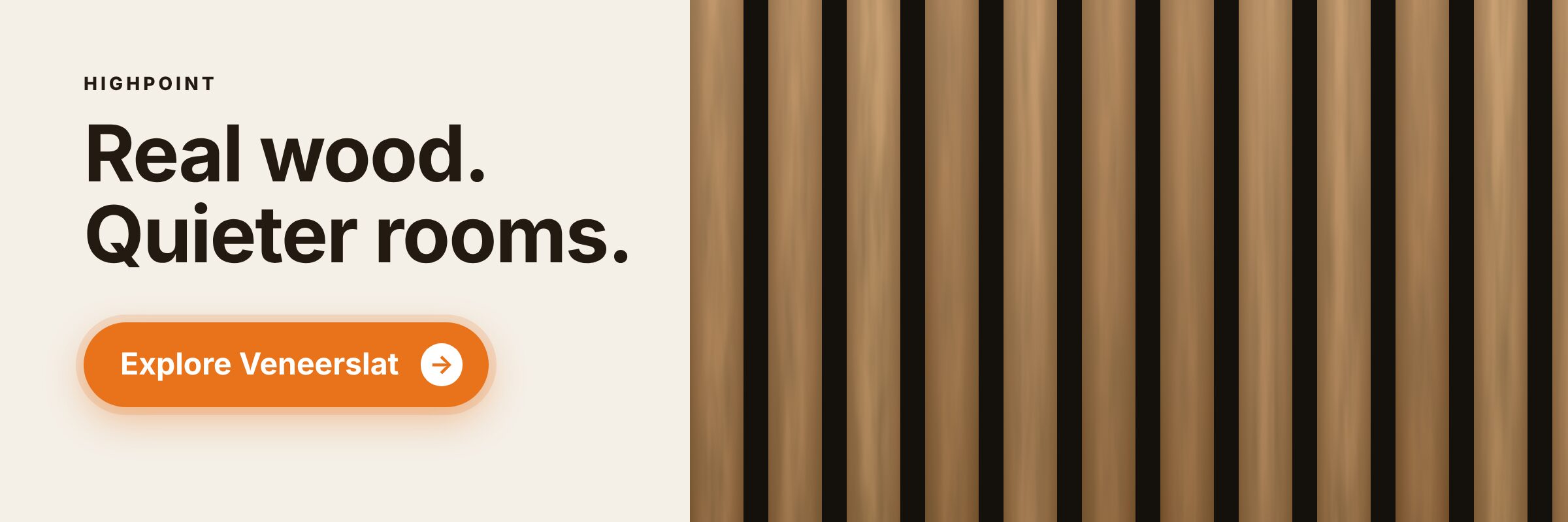 Veneerslat: Real Wood Veneer Acoustic Wall Panel